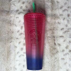 Starbucks Gradient Red and Blue Tumbler